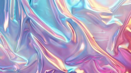 Close up view of shiny material