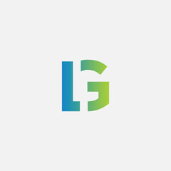 Vector modern letter g combination with creative concept logo design premuim vector