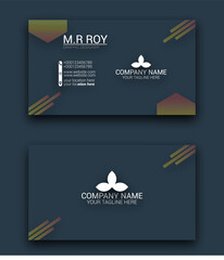 a set of business cards with the name vector modern business cards template 