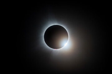 Solar Eclipse Diamond Ring