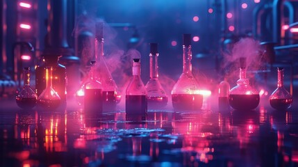 Assorted Bottles Arranged on Table