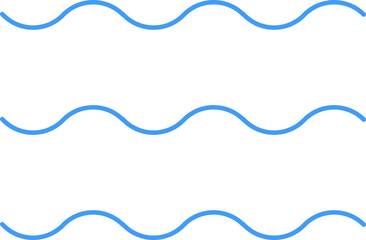 Water wave, sea wave, Wavy line set. Line water waves icon, sign vector. Zigzag line. Water logo, symbol or sign vector collection.