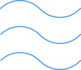 Water wave, sea wave, Wavy line set. Line water waves icon, sign vector. Zigzag line. Water logo, symbol or sign vector collection.