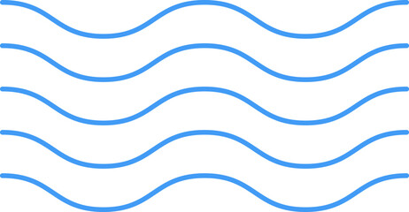 Water wave, sea wave, Wavy line set. Line water waves icon, sign vector. Zigzag line. Water logo, symbol or sign vector collection.