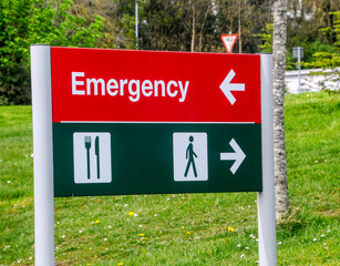 emergency sign in hospital