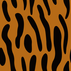 Seamless animal pattern fur mammal of skin, printable background camouflage exotic