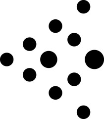 Spray vector icon. Spray icons set of water or air sprayer nozzle for paint aerosol or deodorant spray. Simple black spray cloud symbols - vector.