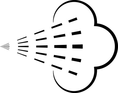 recommend clip art: Spray vector icon. Spray icons set of water or air sprayer nozzle for paint aerosol or deodorant spray. Simple black spray cloud symbols - vector.