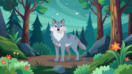 wolf-glade--in-the-forest