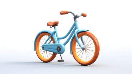 Bicycle Icon 3d - obrazy, fototapety, plakaty