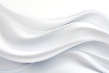 Obraz premium Abstract white wavy background texture