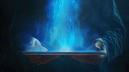 A Tablet Streaming Digital Data