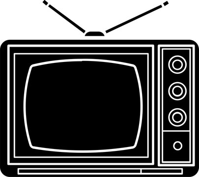 CRT Television Illustration