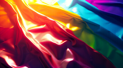 Abstract LGBT Flag Colors as Artistic Background