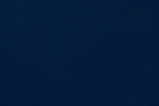 Blue full grain leather texture background, Navy blue background