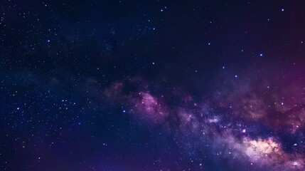 A beautiful space scene showing the Milky Way. - obrazy, fototapety, plakaty