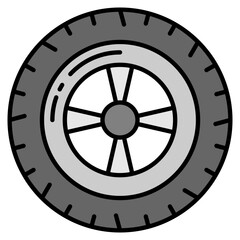 Obraz premium Tire Icon