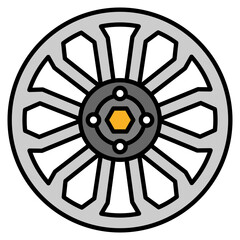 Wheel Rim Icon