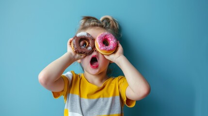 A Child's Doughnut Spectacles
