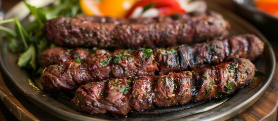 Grilled meats like cevapi and pljeskavica are staples on Balkan cafe menus. 