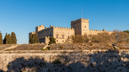 Fototapeta na wymiar Palace of the Grand Master of the Knights of Rhodes