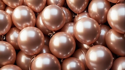 Image featuring numerous pastel pink balloons closely packed, conveying celebrations and joy