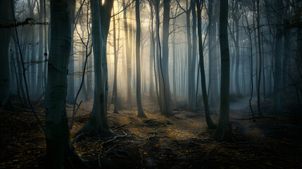 Obraz premium Enchanted Forest Morning