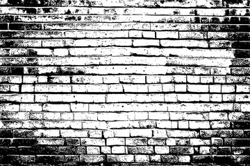 Cracked and Peeling Brick Wall: Aged Urban Background