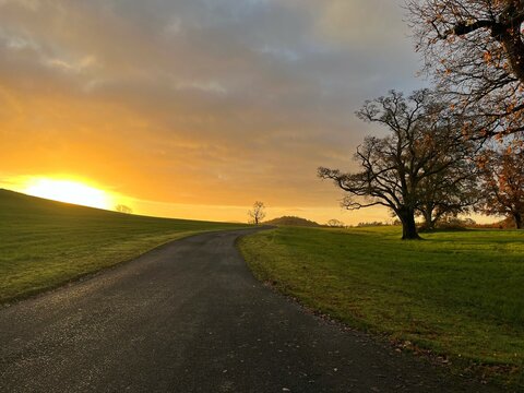 Serene sunrise over Farnham Estate Co. Cavan, Ireland