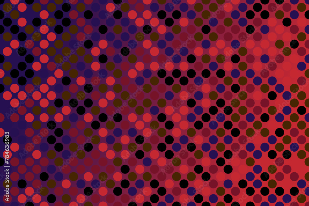 Poster abstract gradient geometrical circle pattern background - geometric colorful vector graphic design