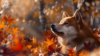 Shiba Inu's Daring Adventure: A Journey Through Stunning Landscapes in Remarkable Realism