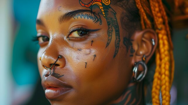 Anime Tattoos on African Skin: A Vivid Expression of Individuality and Cultural Fusion