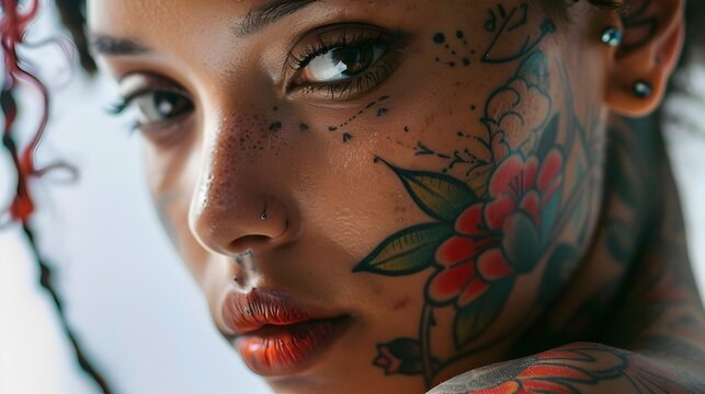 Anime Tattoo on African Woman: A Striking Expression of Identity, Culture, and Passion