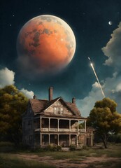 house on the moon