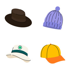 Vector Hats Illustration