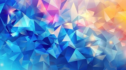 polygonal background. colored abstract background with gradient. - obrazy, fototapety, plakaty