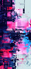 Fractured Glitch Wallpaper Background, Amazing and simple wallpaper, for mobile