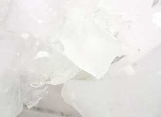 Icy behemoth in the frigid waters