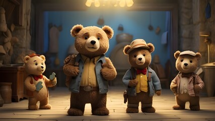 Taddy Bear and friends spend the night at the museum, but things start to go awry when artifacts begin to disappear. Can Taddy Bear solve the mystery before morning?