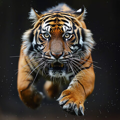 tiger run, AI generated - 784644111