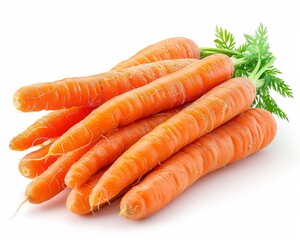 An Ultradetailed Graph of Fresh Carrots in Ultrarealistic Photographic Style Generative AI