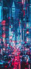 Glitched Cybernetics Mobile Wallpaper Background, Amazing and simple wallpaper, for mobile