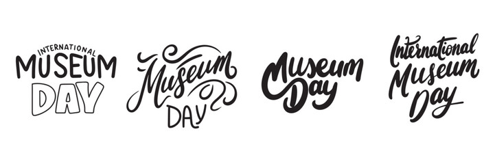 International Museum Day. Hand drawn vector art.