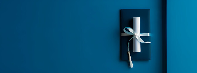 Fototapeta premium Celebration of Achievement: A Minimalist Tribute