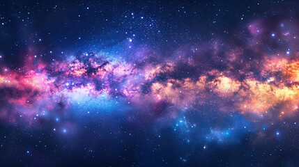 galaxy in space - obrazy, fototapety, plakaty