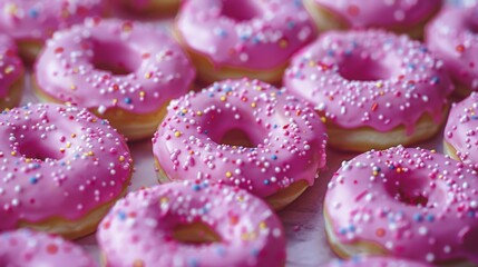 Donuts colorful glazing concept wallpaper background