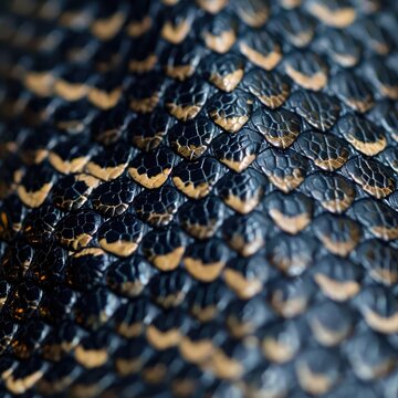 Macro photography of a snakes skin