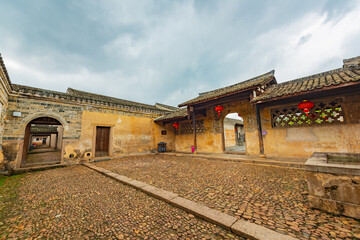 Fototapeta na wymiar Guanxi enclosed house in Ganzhou, Jiangxi, China