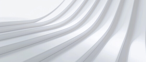 Obraz premium Pure white gradient background for a clean and modern corporate presentation