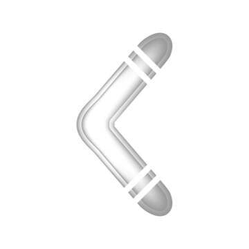 recommend clip art: Boomerang icon on white.